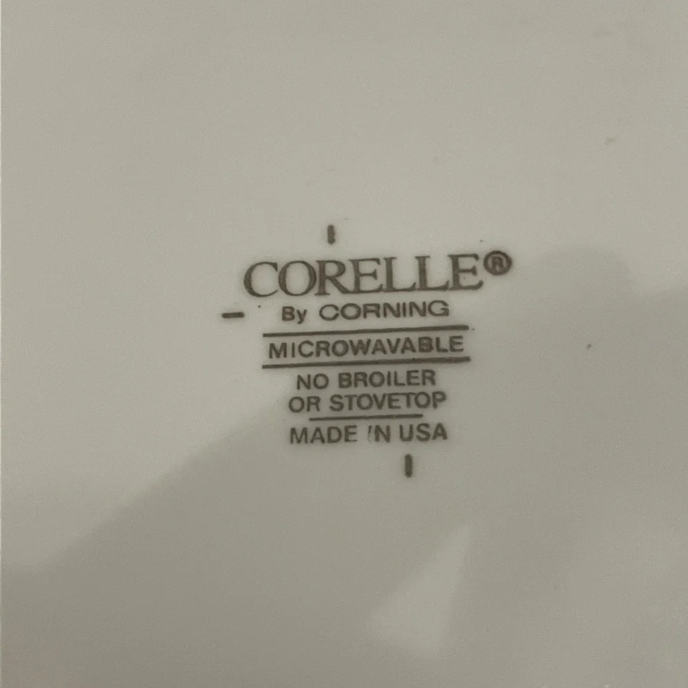 Set Of 3 Corelle CALLAWAY IVY Swirl Pattern 7 1/4